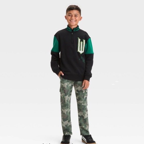 WICKED X PULLOVER SWEATSHIRT - BLACK/GREEN SIZE XS & S (NEW WITH TAGS) - Picture 2 of 5